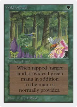 Wild Growth (2ED-230) - common Lightly Played - Image 1
