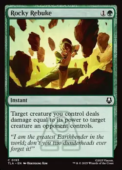 Rocky Rebuke Avatar: The Last Airbender 193 Foil NM - Image 1