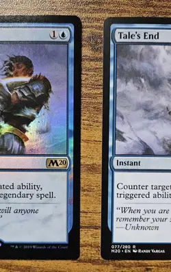 2x Tale's End - Rare NM - 1x Foil, 1x Reg - MTG Core Set 2020 ⚔B&B - Image 3
