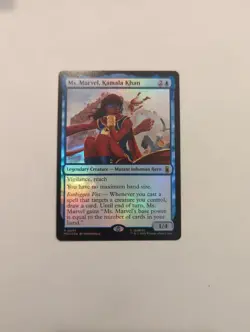Ms. Marvel, Kamala Khan *FOIL* Marvel Super Heroes NM MTG - Image 1