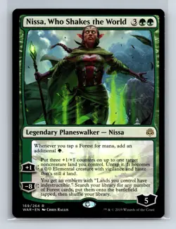 War of the Spark #169 Nissa, Who Shakes the World - Image 1