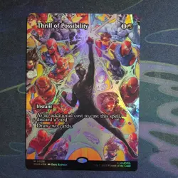 MTG Thrill of Possibility 0028 (Borderless Foil) [Marvels Spider-Man, Near mint] - Image 1