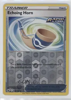 Echoing Horn Reverse Foil Pokemon Sword & Shield Chilling Reign #136 - Image 1