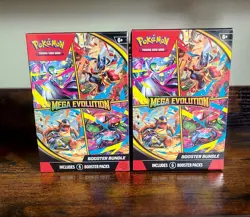 TWO (2) Pokemon Mega Evolutions Booster Bundles SEALED TWO (2) - Image 1