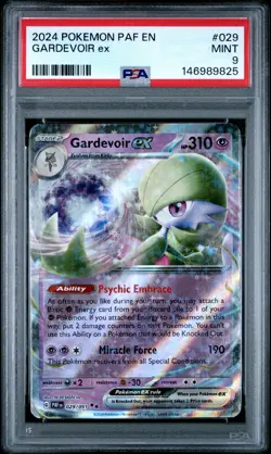2024 POKEMON PAF EN-PALDEAN FATES #029 GARDEVOIR EX PSA 9 - Image 1