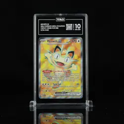 Pokemon Meowth ex #107 Perfect Order Ultra Rare TAG 10 - Image 1