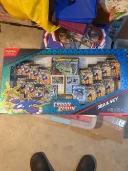 IN HAND - Pokemon TCG Crown Zenith Sea and Sky Premium Collection - Image 1