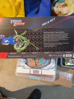 IN HAND - Pokemon TCG Crown Zenith Sea and Sky Premium Collection - Image 2