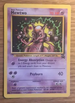 Mewtwo #14 - Pokemon TCG - WOTC Black Star Promo - Image 1