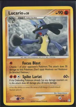 Lucario 61/146 Uncommon Legends Awakened Pokemon Lightly Played - Image 1