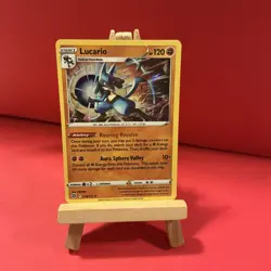 Pokemon Brilliant Stars Lucario Holo Promo SWSH186 Pokemon TCG - Image 1