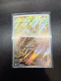 Pokemon Yamper 099/094 Phantasmal Flames ME02 Illustration Rare NM - Image 2