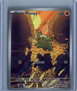 Pokemon Surging Sparks #205/191 Phanpy Full Art SIR - Image 1