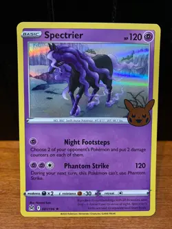 CARTA POKEMON SPECTRIER TRICK OR TRADE 2023 HOLO INGLESE MINT HALLOWEEN - Image 1