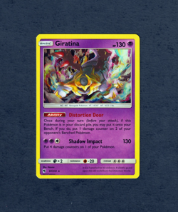 2018 POKEMON GIRATINA 97/214- LOST THUNDER - HOLO - RARE - NM - Image 1