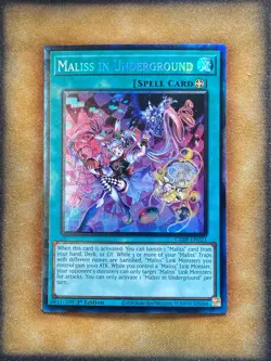 Yugioh Maliss in Underground CRBR-EN021 Collector Rare 1st Ed NM - Image 1