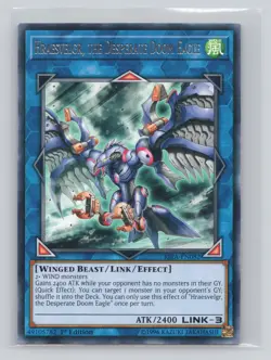 Hraesvelgr, the Desperate Doom Eagle Rare Rising Rampage RIRA-EN082 NM - Image 1