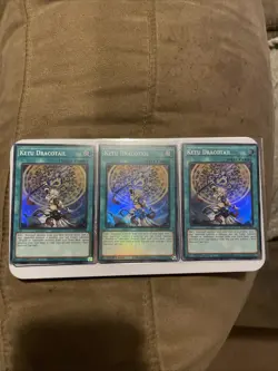 YuGiOh X3 JUSH-EN008 Ketu Dracotail 1st Edit Super Rare NM Holo +Bonus FREESHIP - Image 1