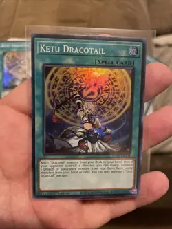 YuGiOh X3 JUSH-EN008 Ketu Dracotail 1st Edit Super Rare NM Holo +Bonus FREESHIP - Image 4