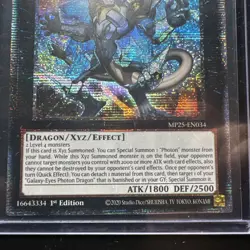 Starliege Photon Blast Dragon 1st Edition YuGiOh Mint Condition Legendary Card - Image 4