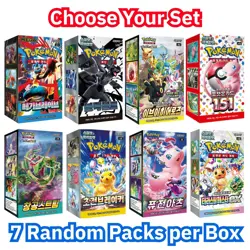 Pokemon Card 151 Mega Brave Evolving Skies Booster Box Sealed Korean & More Sets - Image 1
