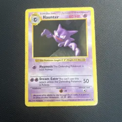 Haunter 29/102 Base Set Shadowless WOTC Vintage 1999 Pokemon TCG Card - HP - Image 3