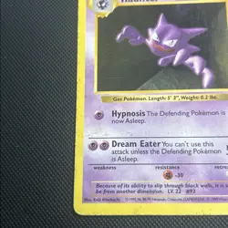 Haunter 29/102 Base Set Shadowless WOTC Vintage 1999 Pokemon TCG Card - HP - Image 5