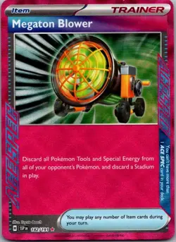 Megaton Blower 182/191 ACE SPEC Rare Surging Sparks Pokemon Holo Near Mint - Image 1