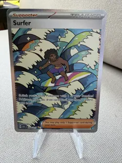 Surfer 293/217 Special Illustration Rare Pokemon TCG Ascended Heroes NM/M - Image 1
