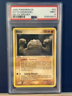 Pokemon TCG Delta Species Ditto 38/113 37/113 62/113 Graded English 2005 Lot - Image 3