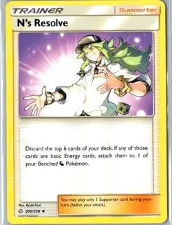 N's Resolve Cosmic Eclipse base set Pokemon TCG - Image 1
