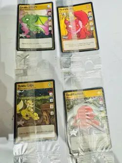 Neopets Trading Card Game Red Wocky General Mills GM Promo Card Includes 3 More - Image 1