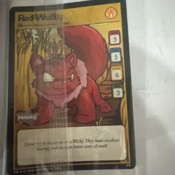 Neopets Trading Card Game Red Wocky General Mills GM Promo Card Includes 3 More - Image 2