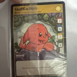 Neopets Trading Card Game Red Wocky General Mills GM Promo Card Includes 3 More - Image 5