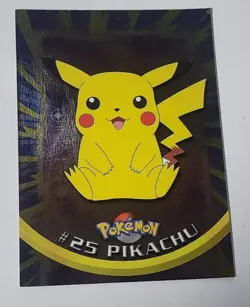 ⚡ Pikachu #25 - 2000 Topps Chrome Pokemon Card TV Animation Edition - Image 1