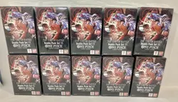 One Piece TCG: The Time Of Battle OP-16 Double Pack Set Lot of 10 Boxes English - Image 1