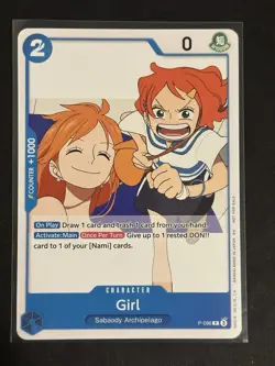 Girl (OP14 Release Event) [OP-PR - P-096] - NM TCG One Piece ENGLISH Nami - Image 1