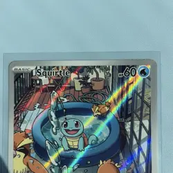 Pokemon TCG 2024 Squirtle 148/142 Stellar Crown Illustration Rare Holo - Image 2