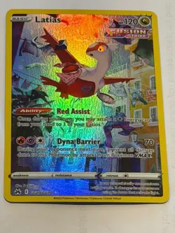 Pokemon TCG SWSH Crown Zenith: Galarian Gallery Latias GG20/GG70 Holo Ultra Rare - Image 1