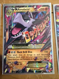 Pokemon Pokemon TCG Holo Full Art VMAX/EX/Mega 5-Card Lot Calyrex & More - Image 4