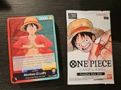 One Piece Card Game DEMO Deck English Edition Pre-errata + Promo Pack 2022 - Image 1
