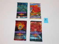 4 Pack Of Unopened PowerSurge Overpower Marvel Card Game 1995 Expansion Set (A) - Image 1