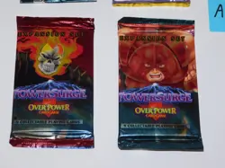 4 Pack Of Unopened PowerSurge Overpower Marvel Card Game 1995 Expansion Set (A) - Image 3