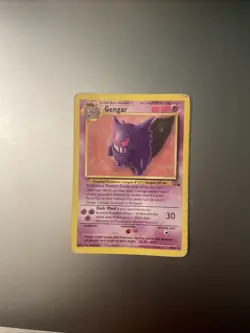 First 1st Edition Gengar 20/62 Pokemon Card TCG Fossil Non Holo - Image 1