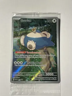 Pokemon Snorlax 051 Scarlet & Violet 151 Promo Card Sealed - Image 1