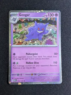 Gengar (Cosmos Holo) 094/165 Rare Miscellaneous Cards & Products Holo Light Play - Image 1