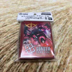 Char's Zaku Zeon Gundam Card Game Official Japanese 70 Sleeves GA1 JAPAN FS NEW - Image 1