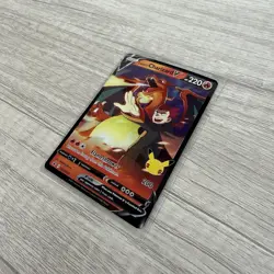 Lance's Charizard V SWSH133 Black Star Celebrations Pokemon Card Near Mint NM - Image 2
