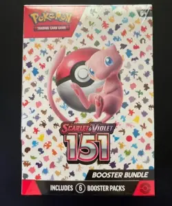 Pokemon TCG Scarlet & Violet 151 Booster Bundle Box Trading Card Game Pack Set - Image 1