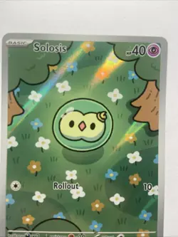 Solosis Black Bolt Illustration Rare English Pokemon TCG Card 118/086 NM - Image 2